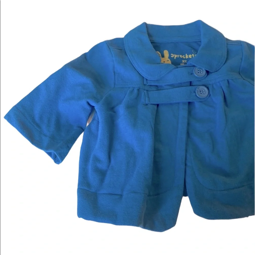 Sprockets Turquoise Blue Toddler Coat